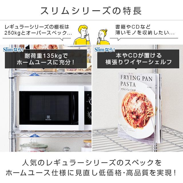 Luminous スチールラック 幅90cm 5段 ルミナススリム スチール棚 業務