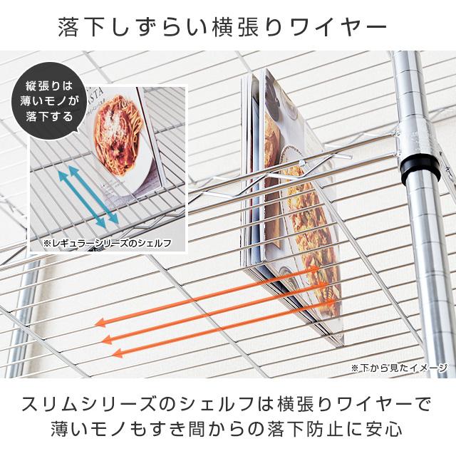 Luminous スチールラック 幅90cm 5段 ルミナススリム スチール棚 業務