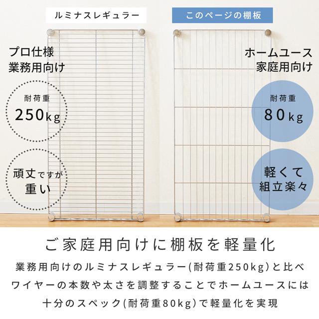 ラック スチールラック 4段 幅90 奥行45 収納 棚 キッチンラック レンジラック オープンラック スリム 炊飯器 ゴミ箱 上 キャスター 収納棚 EL25-90154｜luminous-club｜06