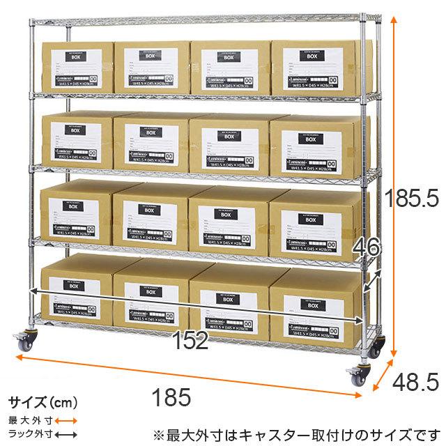 Luminous スチールラック 業務用 幅180cm 5段 ルミナスレギュラー 