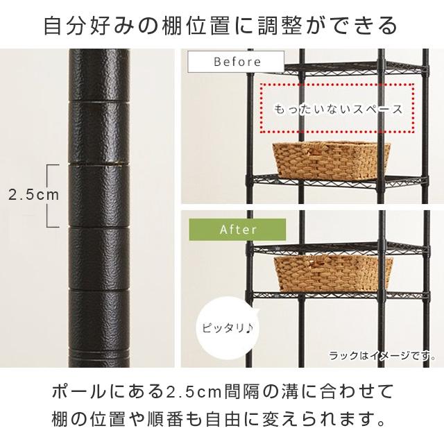 Luminous キッチンラック 幅80cm 2段 ルミナスノワール ブラック 黒