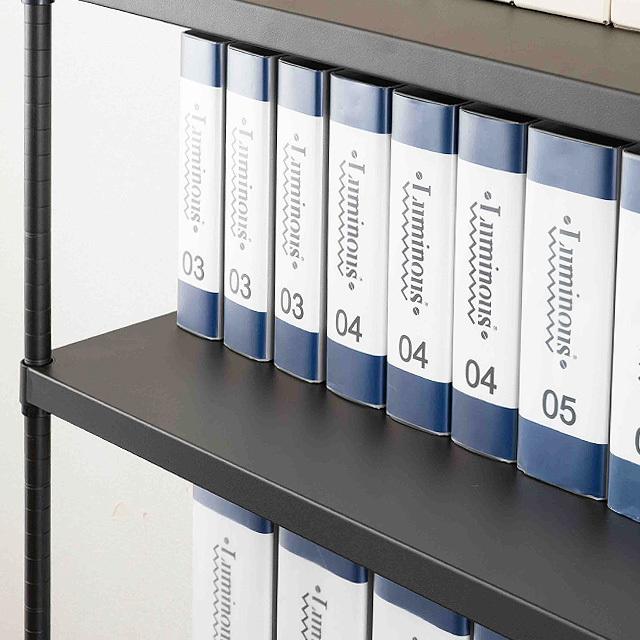 Luminous スチールシェルフ ソリッド棚 幅81×奥行41cm ルミナス