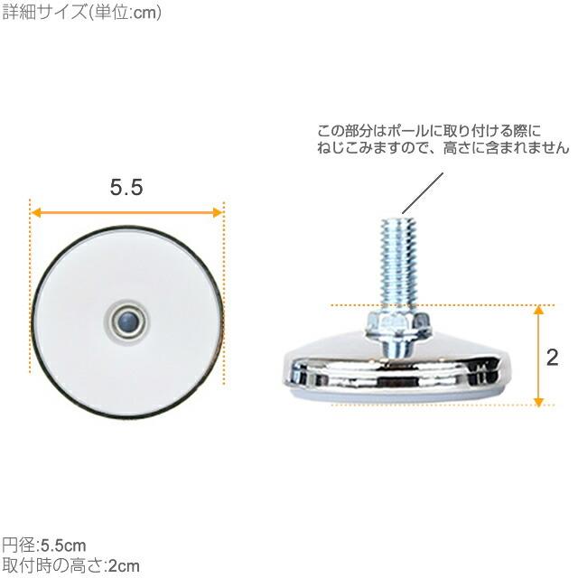 ①ラック部分　ルミナス　セット　6段　25mm　シート付　円形アジャスター Luminous ルミナス ラック パーツ アジャスター 円形