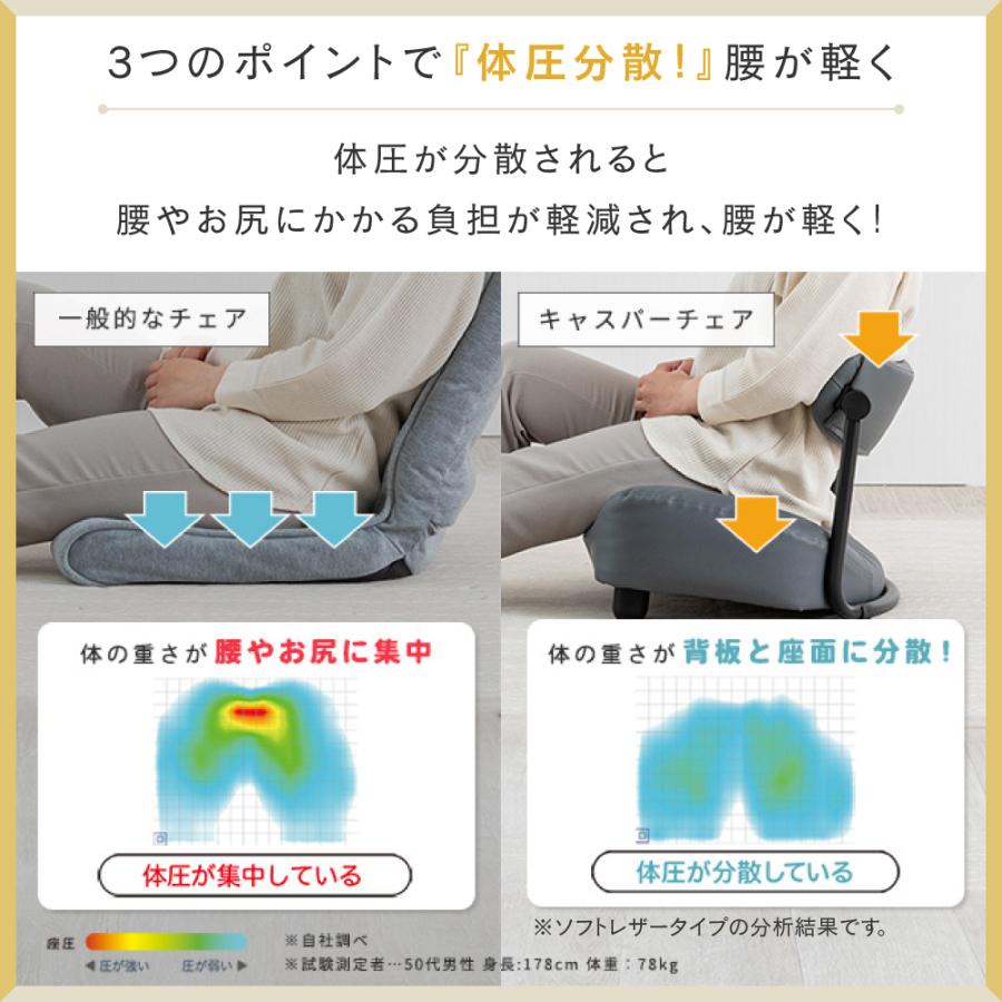 DOSHISHA キャスパーチェア 座椅子 高座椅子 脚付 疲れにくい DOSHISHA キャスパーチェア 座椅子 高座椅子 脚付 疲れにくい