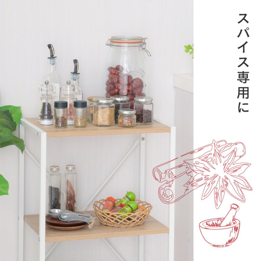 Luminous ウッドラック ラック ウッドシェルフ 木製 棚 スチールラック