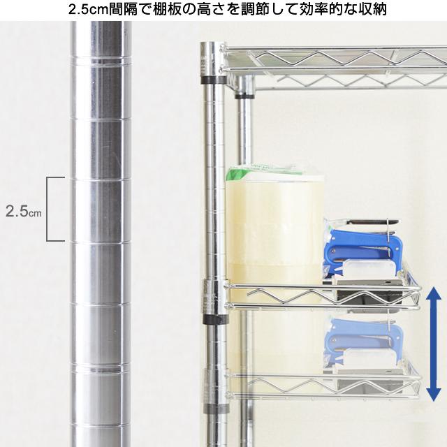 Luminous ルミナス ラック パーツ 棚板 ハーフシェルフ 幅75 スチール