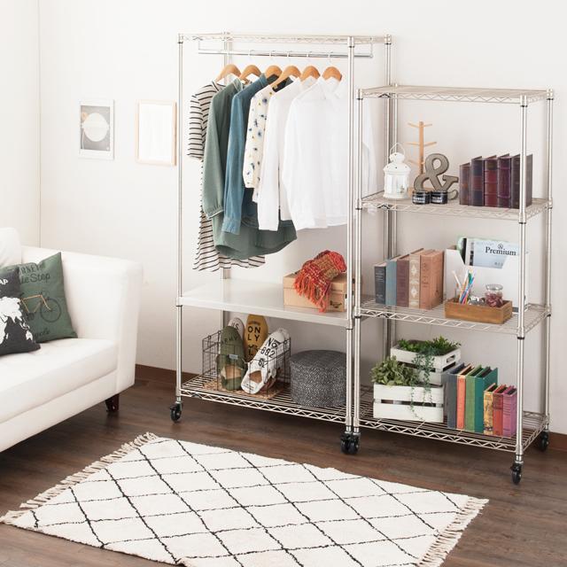 Luminous ラック ルミナス プレミアム ハンガーラック スチールラック