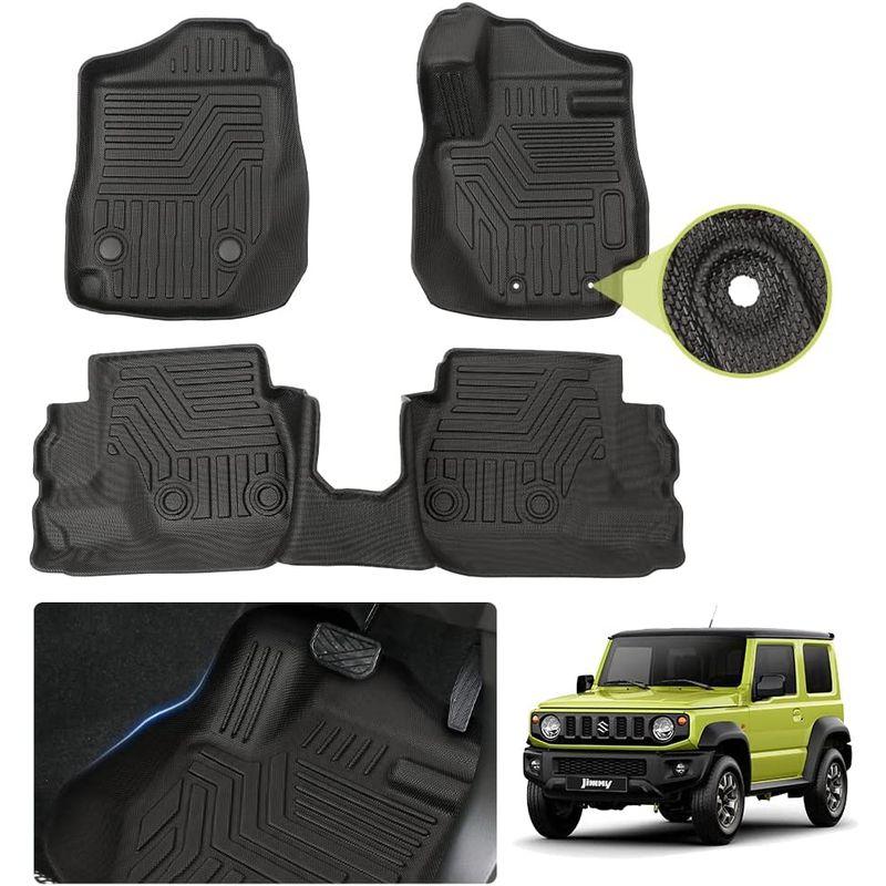 スズキ ジムニー JB64型 JB74型 （AT車用）3Dフロアマット 3Pセット
