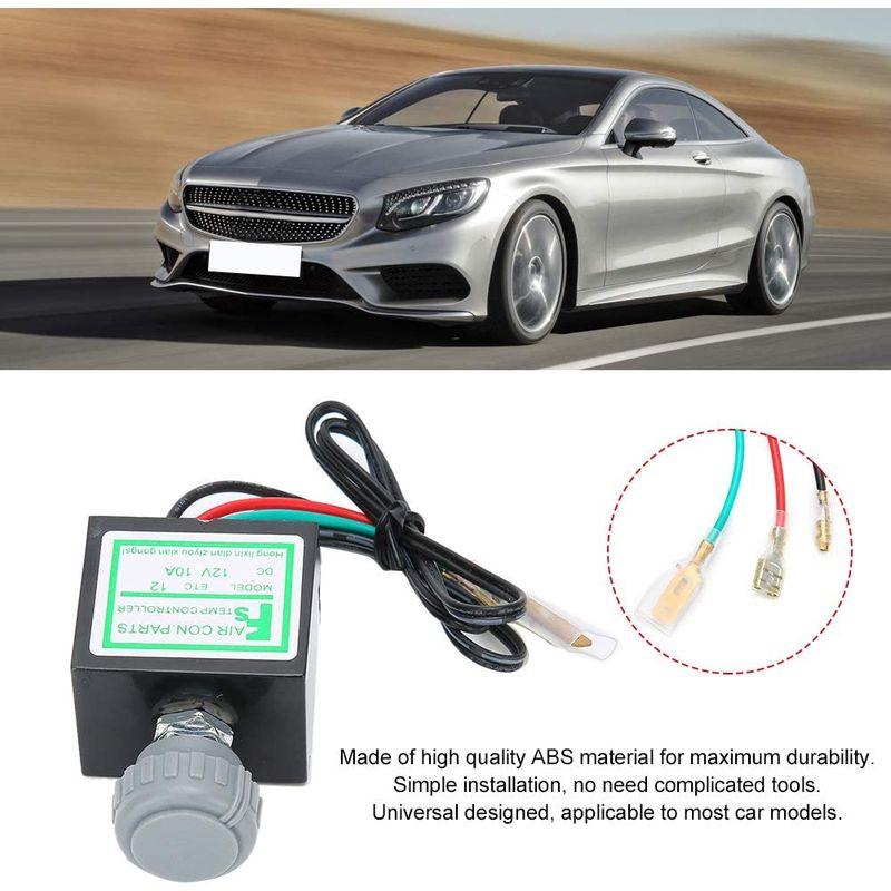 エアコン電子サーモスタットスイッチ10aカーエアコンa C温度スイッチa C車用電子サーモスタット 12v Shanti 通販 Yahoo ショッピング