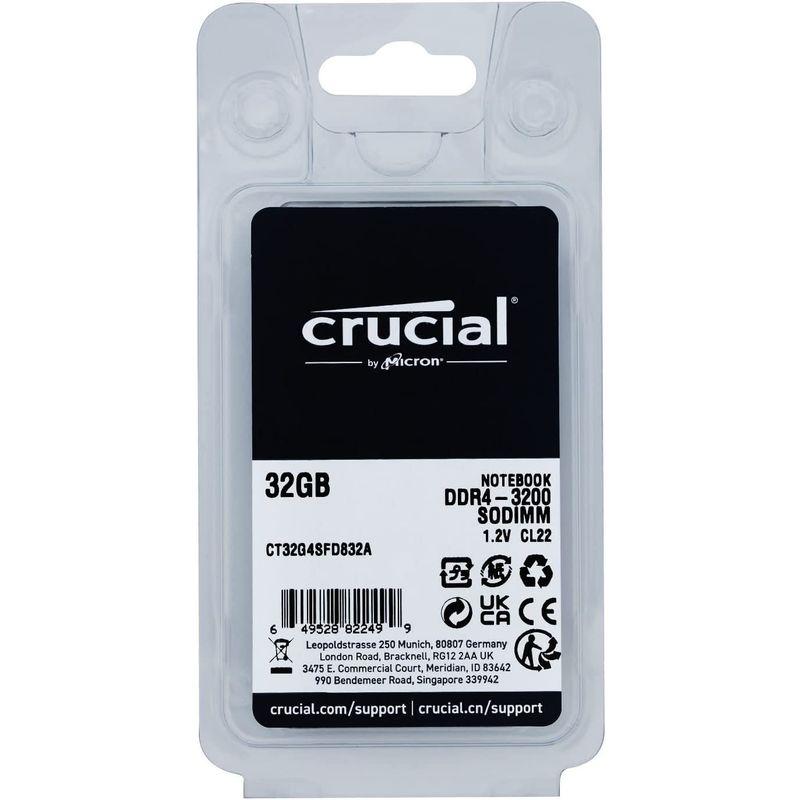 オーダー受付中』 Crucial ノートPC用 メモリ PC4-25600(DDR4-3200