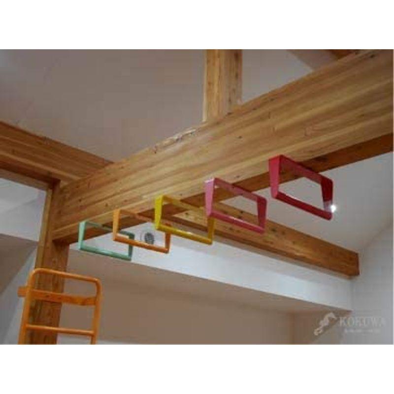 完動品 雲梯 ウンテイ うんてい 梯子 はしご 自宅 屋内用 室内用 子供用 家庭用 遊具 monkey barカラー：あか、きいろ、だいだい、ピン 【H2574518688】(13900円)