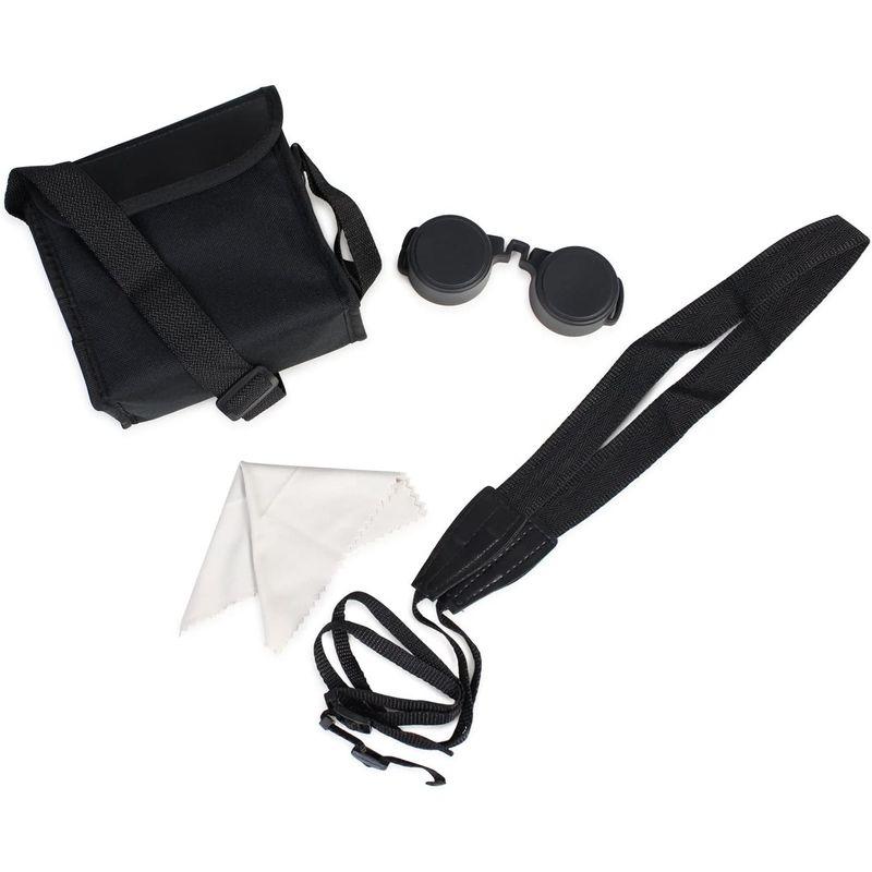 MIZAR 双眼鏡 5倍 25mm 口径 ダハプリズム式 広視界 ブラック SW-550 5倍 双眼鏡 25mm 口径 ダハプリズム式 広視界 ブラック SW