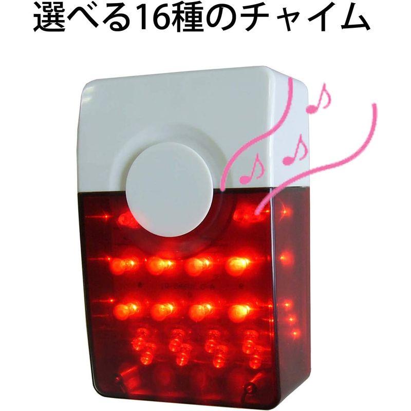 リーベックス(Revex) ワイヤレス チャイム Xシリーズ 送受信機セット 人感 センサー 防犯 LED ピカフラッシュ XL3050 増設用 Revex ワイヤレス チャイム Xシリーズ 送受信機セット 人感 センサー 防犯 LED ピカフラッシュ XL3050 サイズ アクリロニトリル ブタジエン スチレン 樹脂