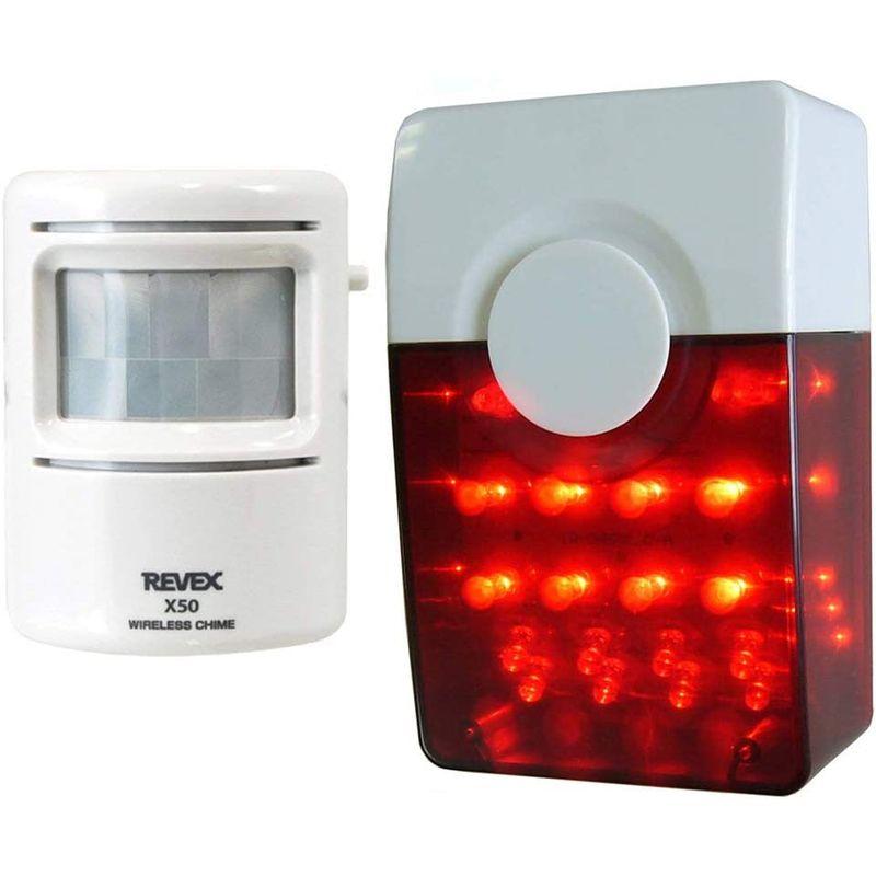 リーベックス(Revex) ワイヤレス チャイム Xシリーズ 送受信機セット 人感 センサー 防犯 LED ピカフラッシュ XL3050 増設用 Revex ワイヤレス チャイム Xシリーズ 送受信機セット 人感 センサー 防犯 LED ピカフラッシュ XL3050 サイズ アクリロニトリル ブタジエン スチレン 樹脂
