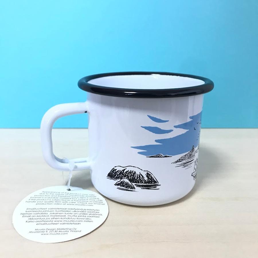 新品 フィンランド ムーミン ホーロー マグ 370ml ハグ 北欧 ミイ