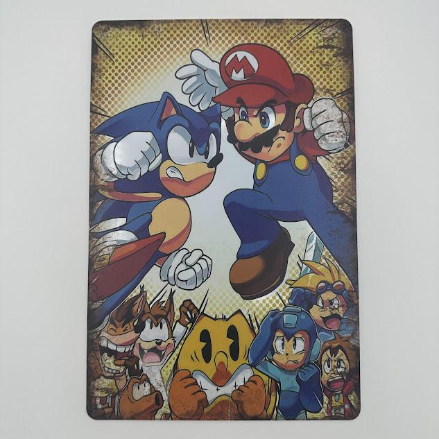 SAW１〜4スチールブック　未開封ブリキ看板 マリオ ソニック パックマン ロックマン クラッシュ バンディクー