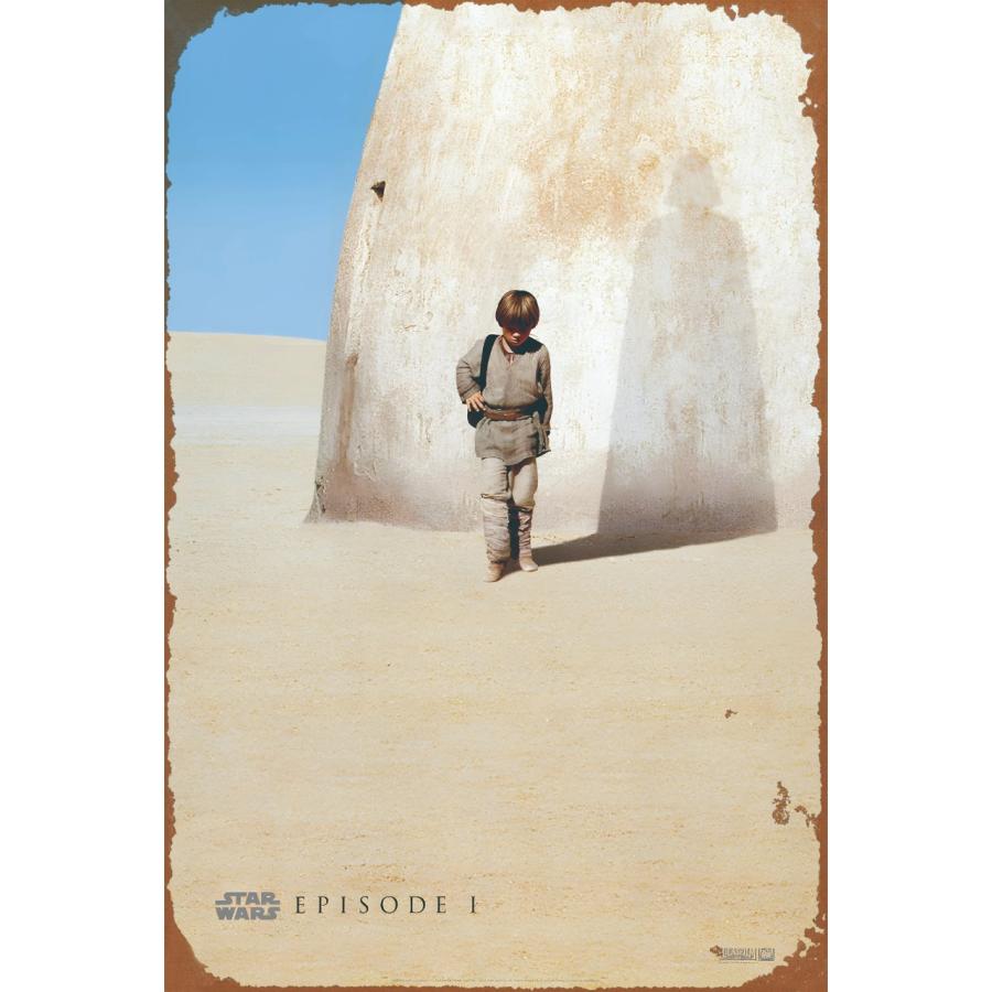ブリキ看板 スターウォーズ STAR WARS エピソード1 アナキン 映画
