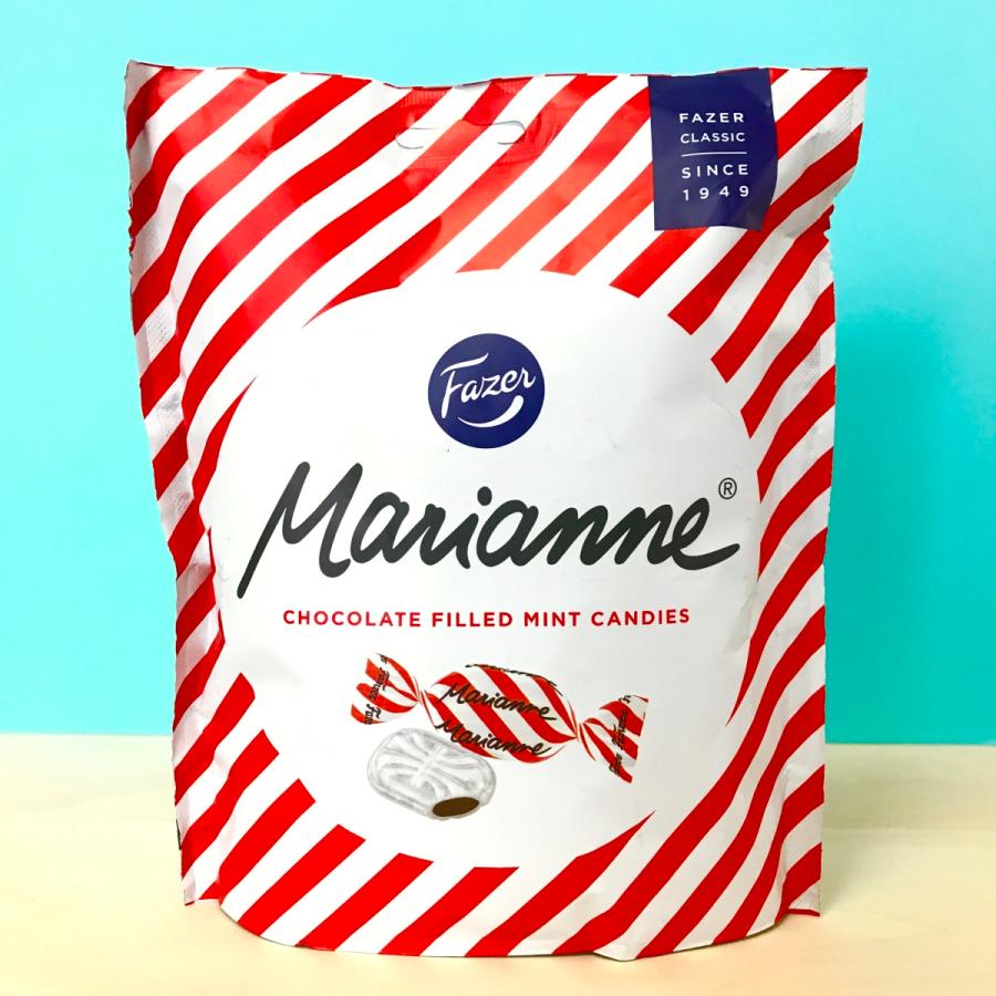 Fazer Marianne ファッツェル マリアンネ ペパーミント チョコレート キャンディー 1袋×220g フィンランドのお菓子です