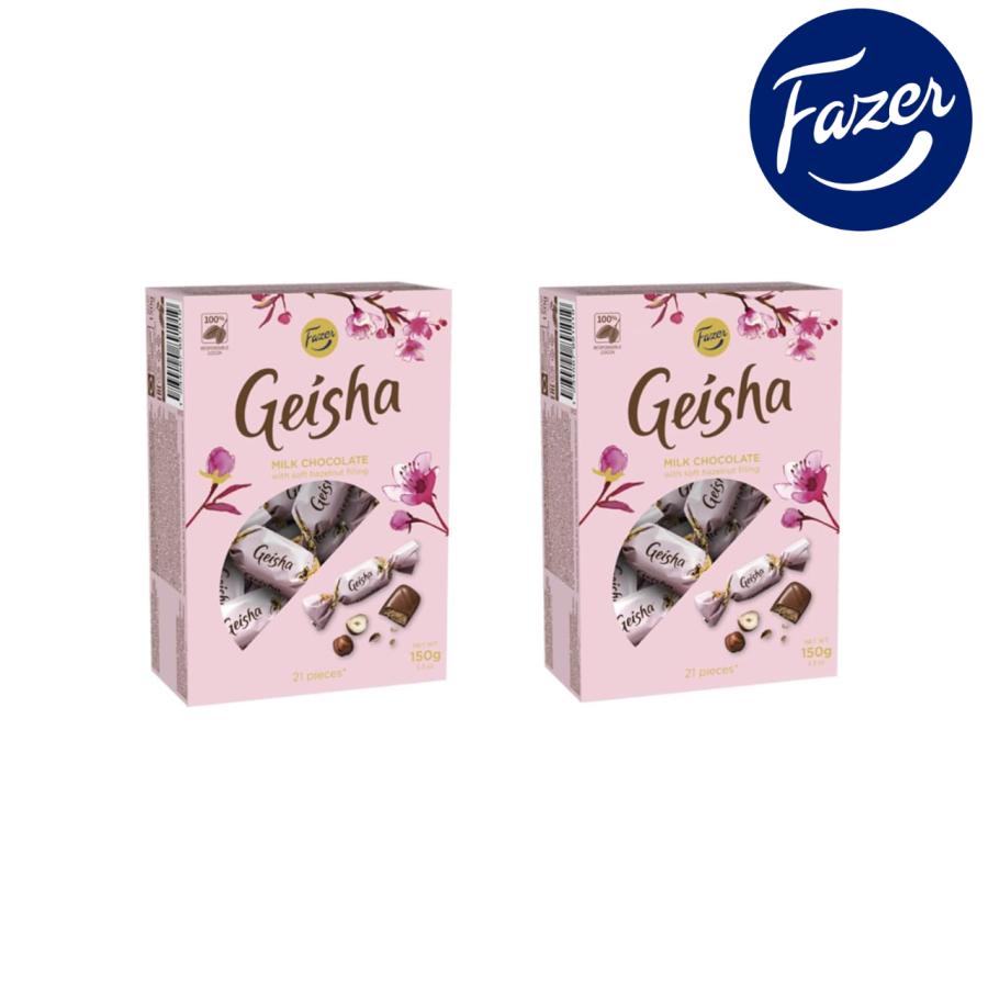 Fazer ゲイシャ ミルクチョコレート（ナッツ入り）150g× 2個セット