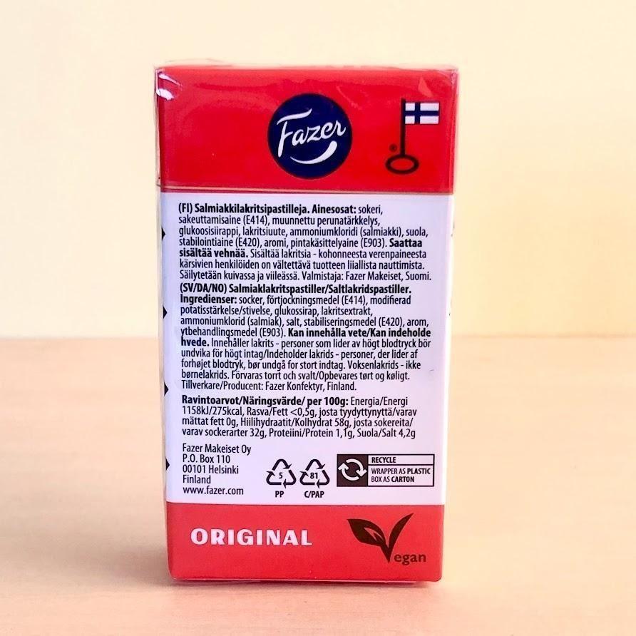 Fazer サルミアッキ SALMIAKKI 40g×5箱セット フィンランドのお菓子です｜lumousjapan｜03
