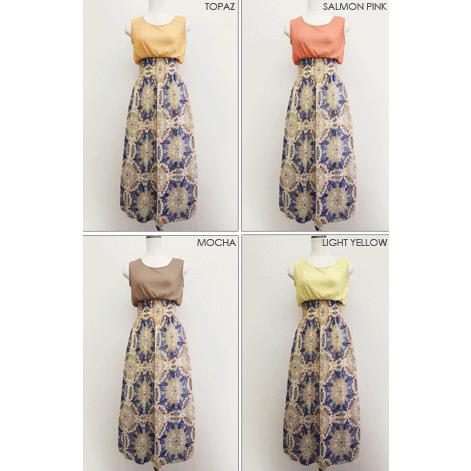 人気ワンピ】花柄シフォン マキシワンピース 夏 レディース