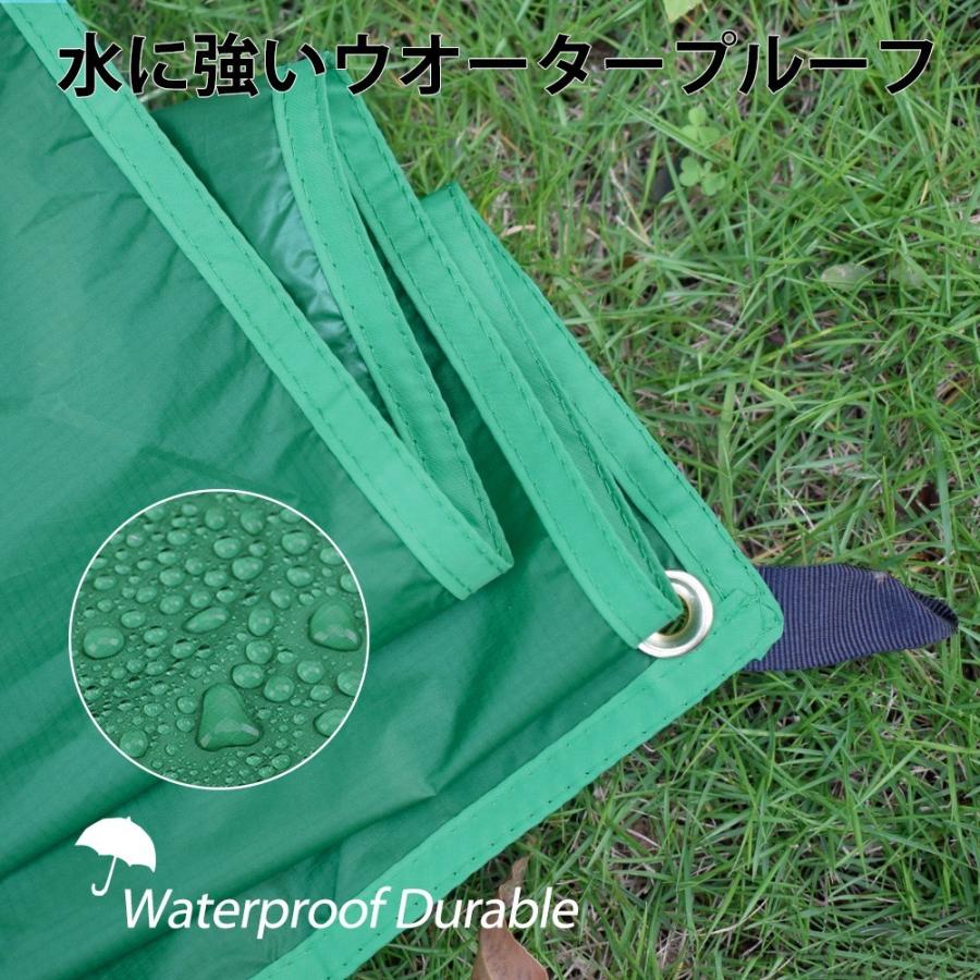 ヘポキャビン　グランドシート オリーブグリーン テントシート XLサイズ 1〜4人用 グランドシート 軽量 防水