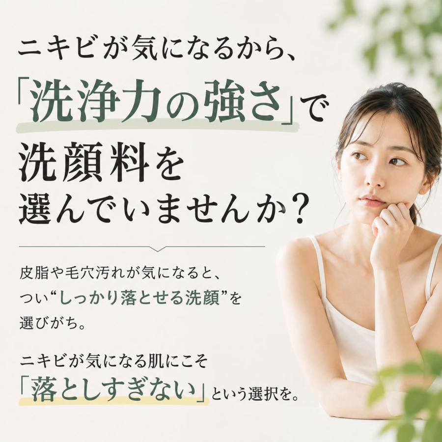 ニキビ 洗顔 洗顔料 クレイ洗顔 敏感肌 50回分 280g 毛穴 黒ずみ 低