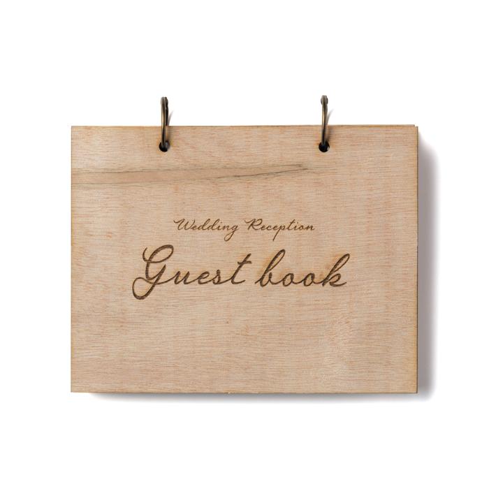 【演出用品】ウッドゲストブック　1715【芳名帳・木製】 | 