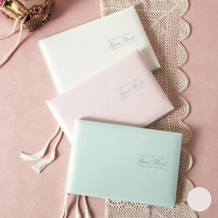 【演出用品】ゲストブック ピンク　1833【挙式・ブライダル・必需品】 | 