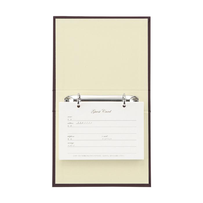 【演出用品】ゲストブック シャイニー ブラウン　1844【ゲストブック】 |  | 01
