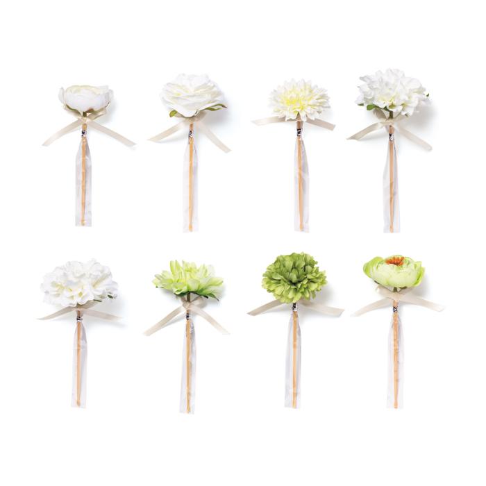 【ウェルカムプチギフト】★Fleur rose bijou フルール・ブランシェ・ビジュ28本セット　1878【造花・耳かき】 |  | 03