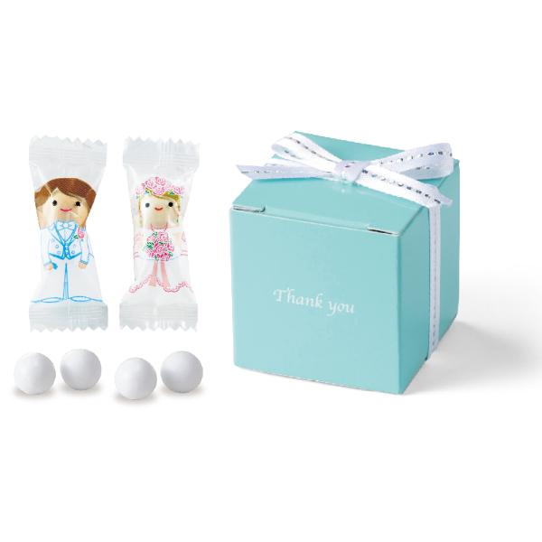 【プチギフト】サムシングブルー（新郎新婦チョコ）//con1236【チョコレート・エレガント・かわいい】※5個単位でご注文ください | 