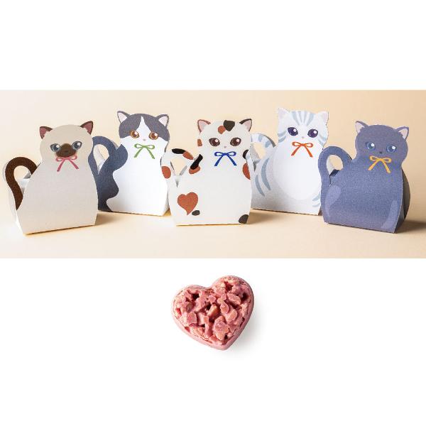 【プチギフト】ニャンクス（クランチ）//con1241【チョコレート・可愛い・ねこ】※5個単位でご注文ください | 