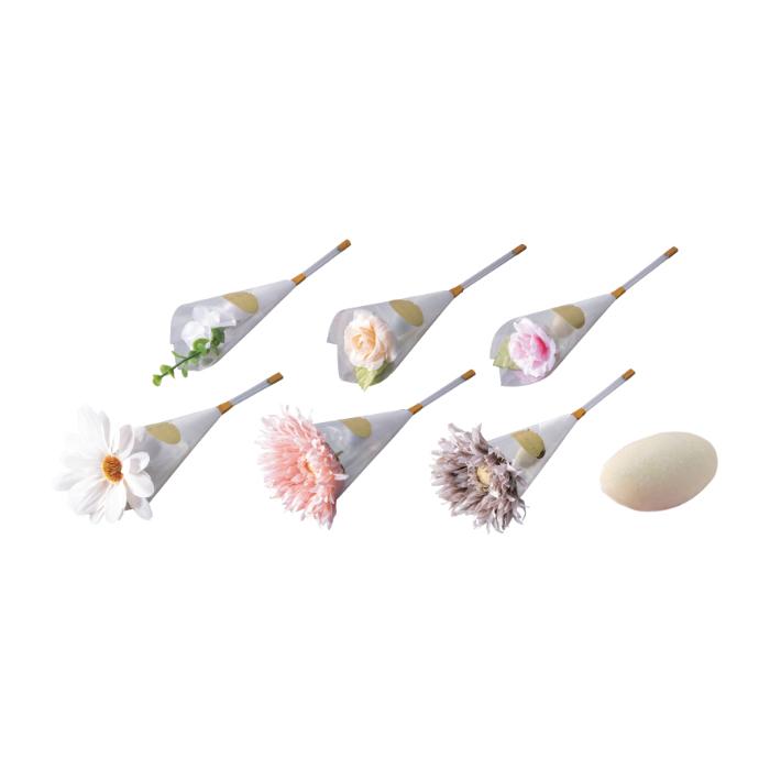 【プチギフト】クラシックモーヴバスケット　単品//con1279【ドラジェ・上品・可愛い】※5個以上でご注文ください | 