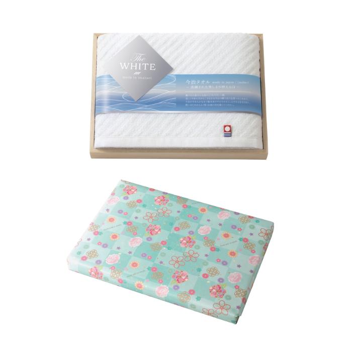 【引出物】今治TheWHITE（木箱）スリムバスタオル1P//F325【タオル・ギフト・今治】 | 