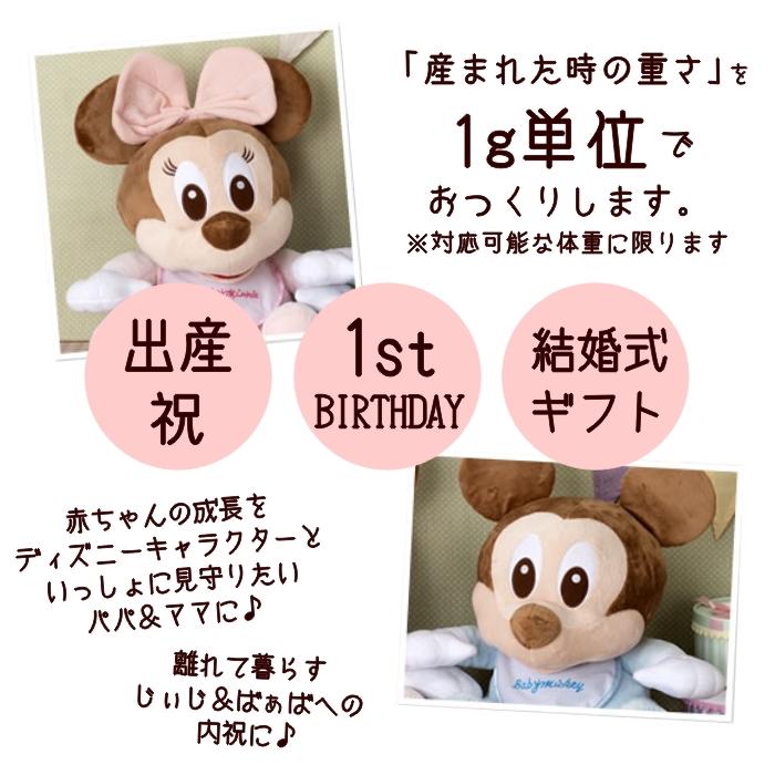 ウェイトドール ベビープー BOY イニシャルver  お急ぎ対応　ディズニー disney Winnie the Pooh くまのプーさん 結婚式 体重ドール 出産祝い | Disney | 02