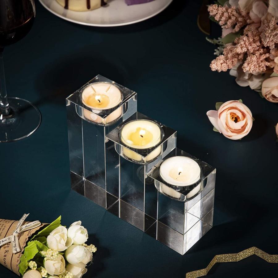 Decentgadget キャンドルホルダー キャンドルスタンド ガラス おしゃれ 雰囲気作り 結婚式 記念日 マート 8cm 10cm 誕生日