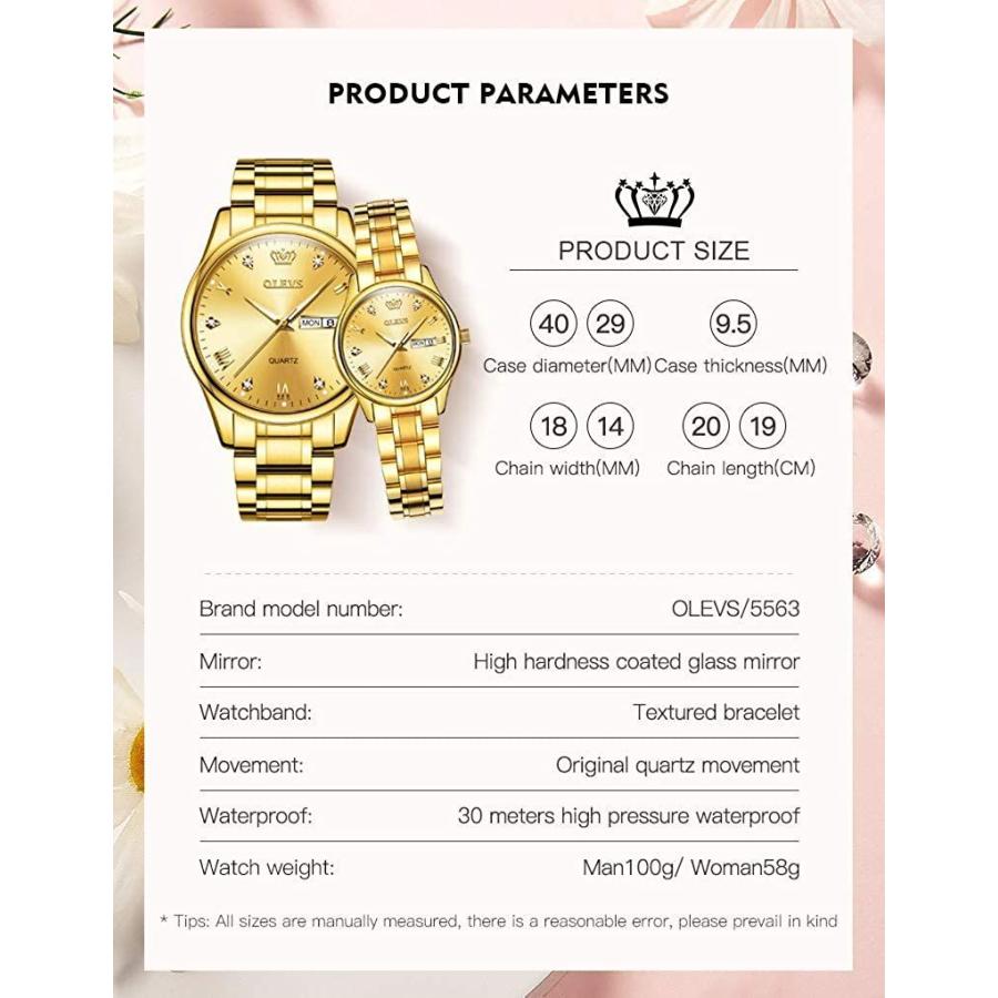 お気にいる ペア 腕時計 ペアウォッチ カップル 人気 メンズ レディース ペア 時計セット うで時計 ゴールド 金色 クラシック メタルバンド ステン 激安ブランド Collezionec2ph Com