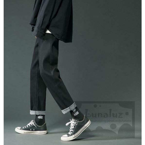 ファッション ｗｅｂ限定カラー有 ジーンズ メンズ デニム ジーパン パンツ ズボン ストレート ボトムス ロールアップパンツ 韓国風 カジュアル オシャレ Kgznffzfjs Www Boulevardrestaurants Com