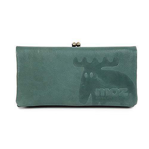 安い販アイテム Mozモズ長財布 がま口 小銭入れ 牛革 レディース メンズ グリーン 質屋 オンライン Ssl Daikyogo Or Jp