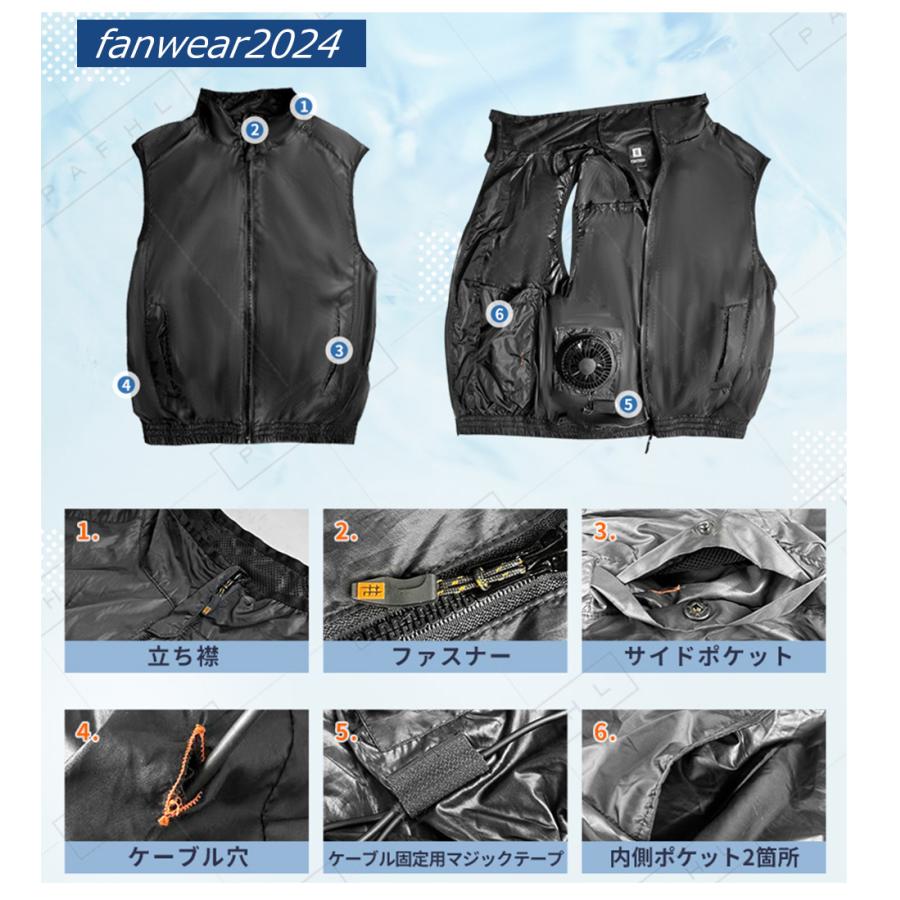 アウトレット品【服のみ】クールベスト 熱中症対策 暑さ対策 空調作業