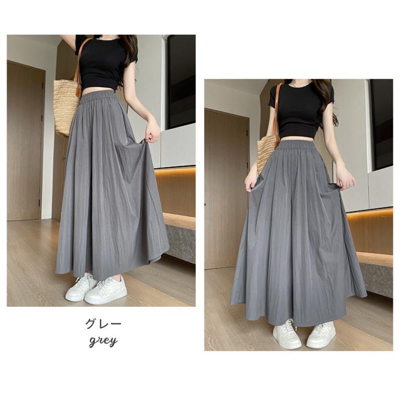 パンツ ワイドパンツ レディース 夏 涼しい ウエストゴム サイド