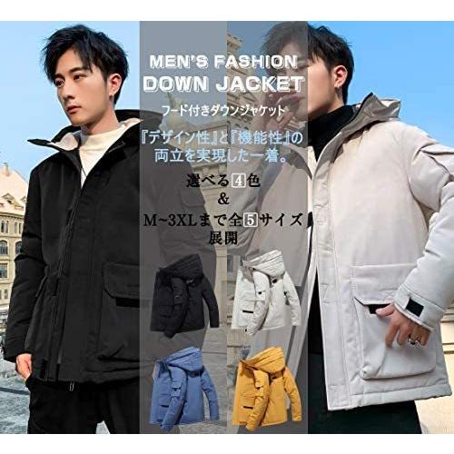 Aellaras ジャケット メンズ ダウンジャケット ショート丈 ダウンコート ジャンパー アウター マルチポケット ブラック Xl Luna Ude02n0ad 月海商会 通販 Yahoo ショッピング