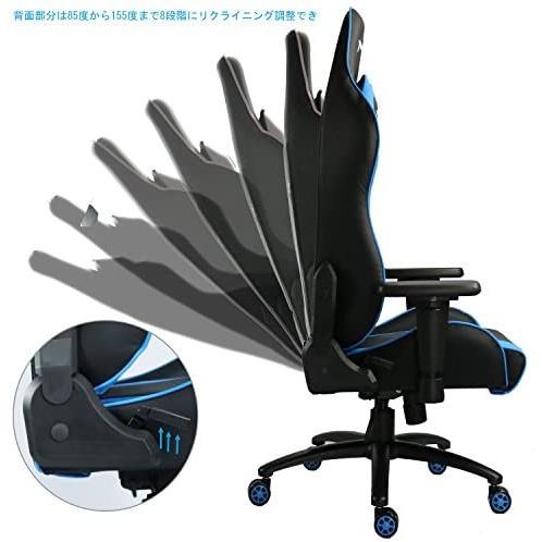 E Winゲーミングチェア Cp 5b 青 18シリーズ 座面前傾機能 3d調整アームレスト 通気性向上ピンホールpuレザー 青色 Luna Umr18v3fb 月海商会 通販 Yahoo ショッピング