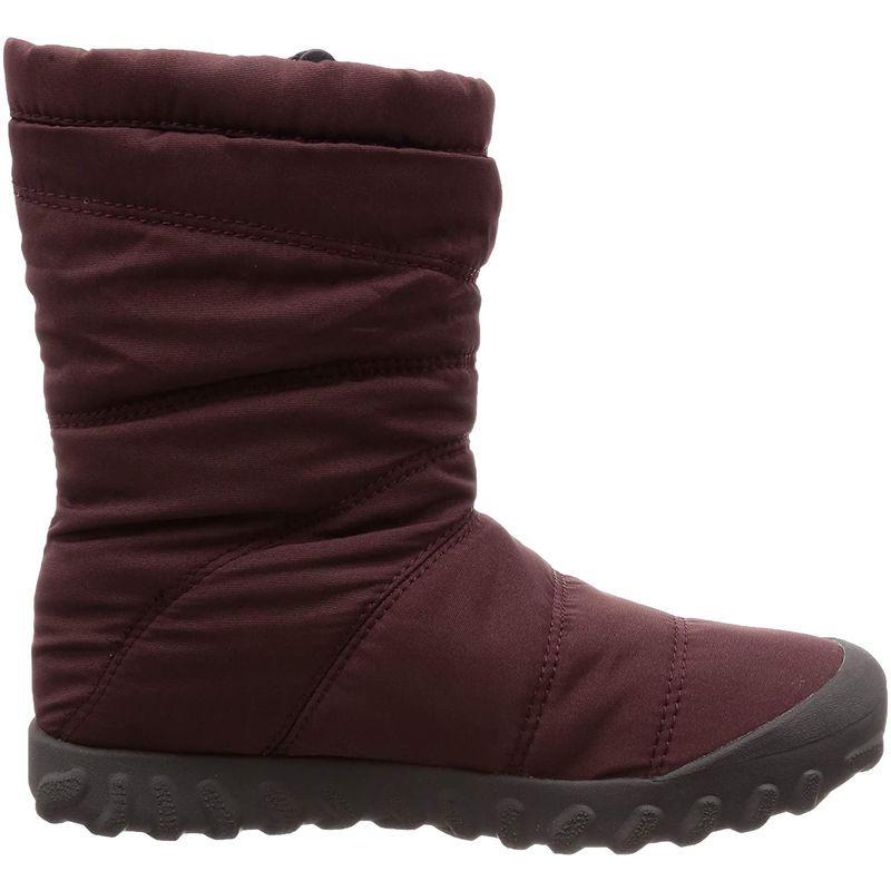 贈る結婚祝い Puffy B 防滑 防水 防寒 レディース 長靴 ウィンターブーツ スノーブーツ ボグス Mid Cm 23 グレープ スノーブーツ Baskincoffee Vicom Corp Com