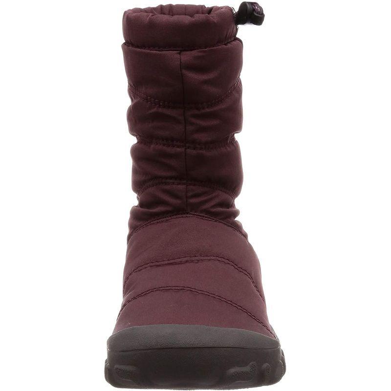 贈る結婚祝い Puffy B 防滑 防水 防寒 レディース 長靴 ウィンターブーツ スノーブーツ ボグス Mid Cm 23 グレープ スノーブーツ Baskincoffee Vicom Corp Com