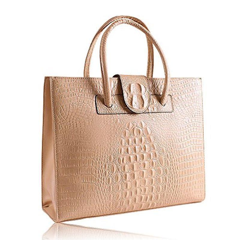 Homarina 本革 トートバッグ ハンドバッグ レディース ビジネス が入る ２way バッグ ビジネスバッグ