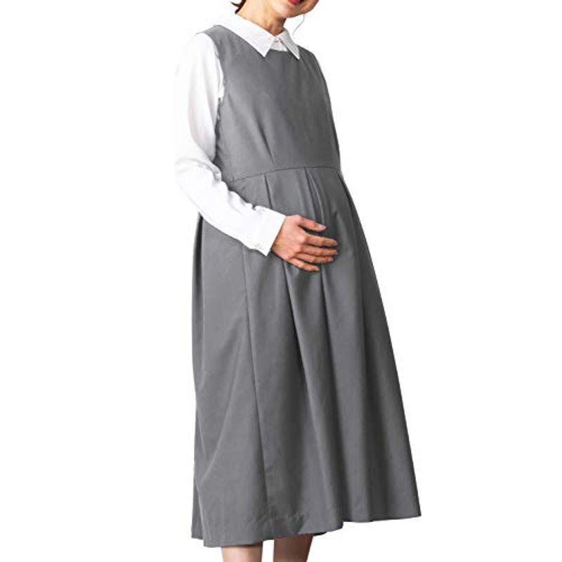 安い初売 Sweet Mommy マタニティ 授乳服 事務服 ワンピース オフィス ボタンなし タックフレアグレー L 直販お値下 Ssl Daikyogo Or Jp