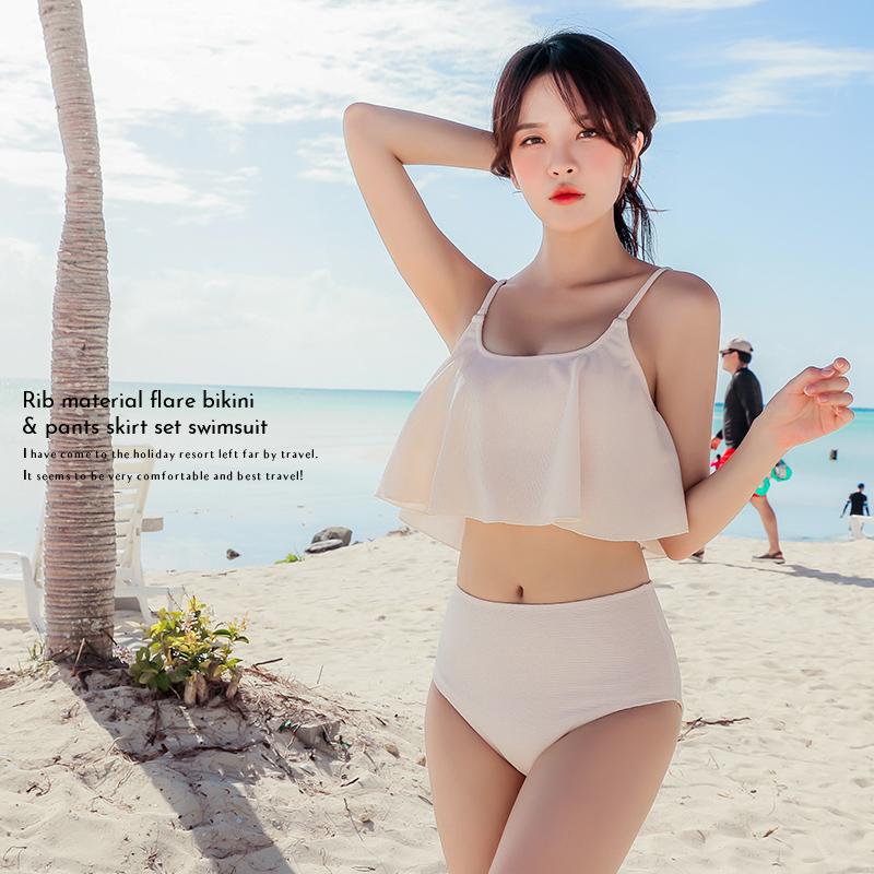 年新作水着 リプ素材フレアビキニ パンツスカート3点セット水着 Swear 029 Pixypartyofficialshop 通販 Yahoo ショッピング