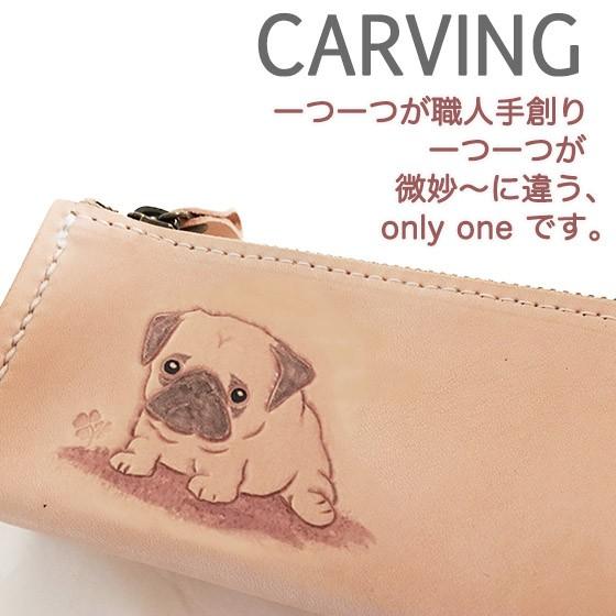 黒パグ ペンケース 大容量 筆箱 革 おしゃれ かわいい シンプル パググッズ  パグ雑貨 ペット雑貨 三角ペンケース ふでばこ_1
